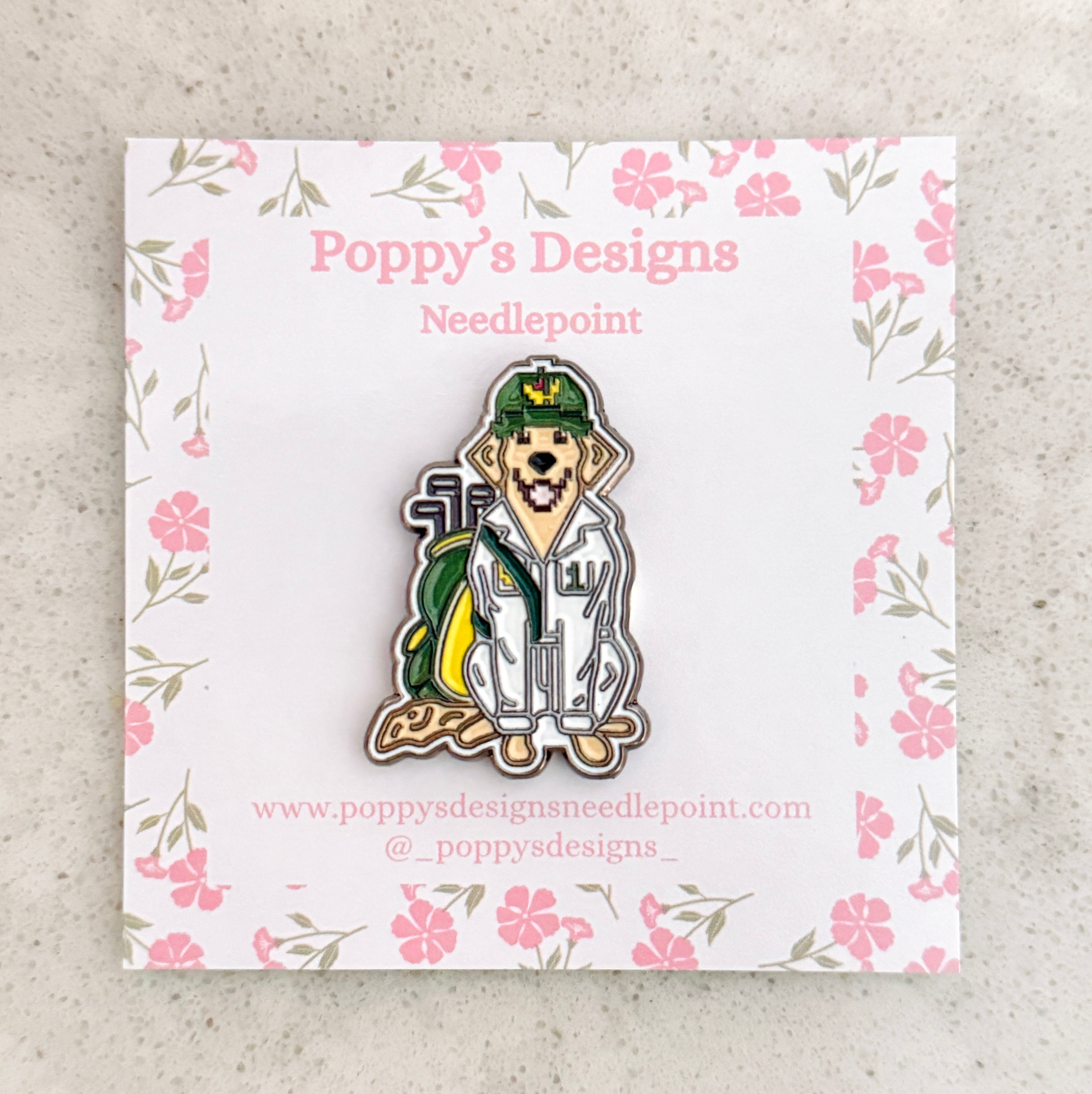 Golf Caddie Dog Needle Minder