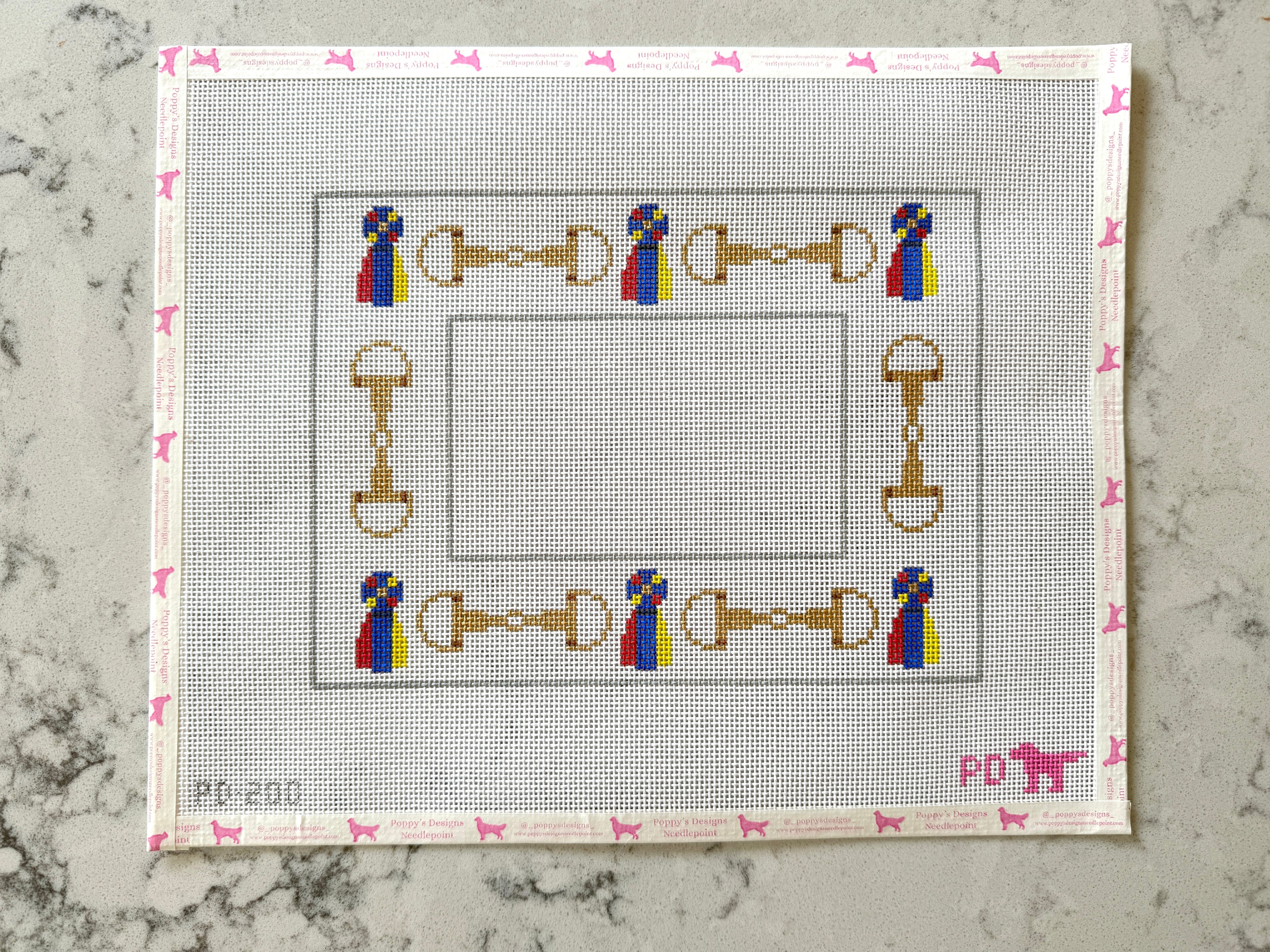Equestrian Bits and Ribbons Frame
