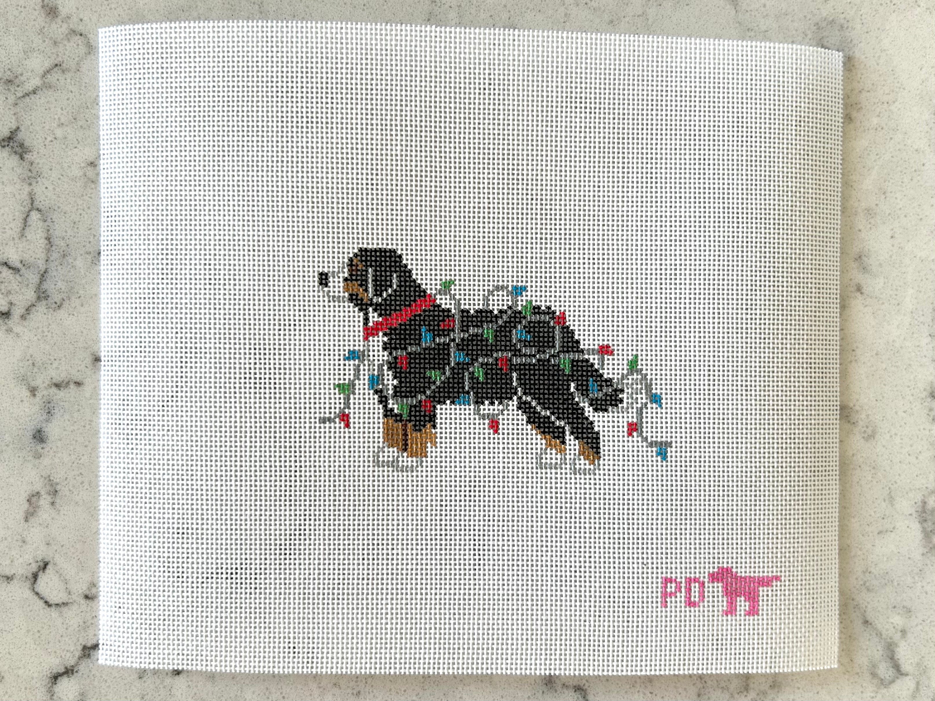 Christmas Lights- Bernese Mountain Dog Preorder