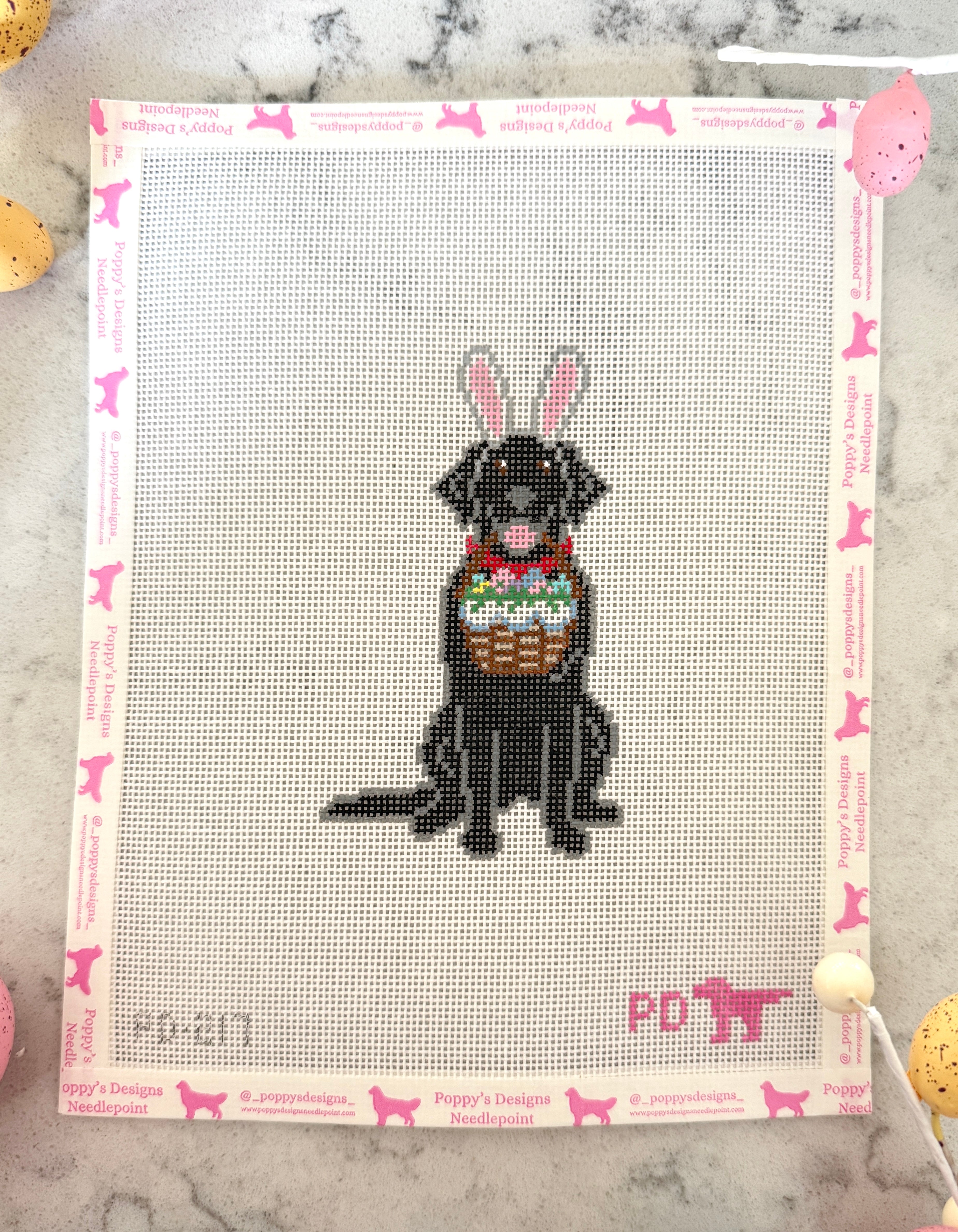 Easter Bunny Dog- Black Lab Preorder