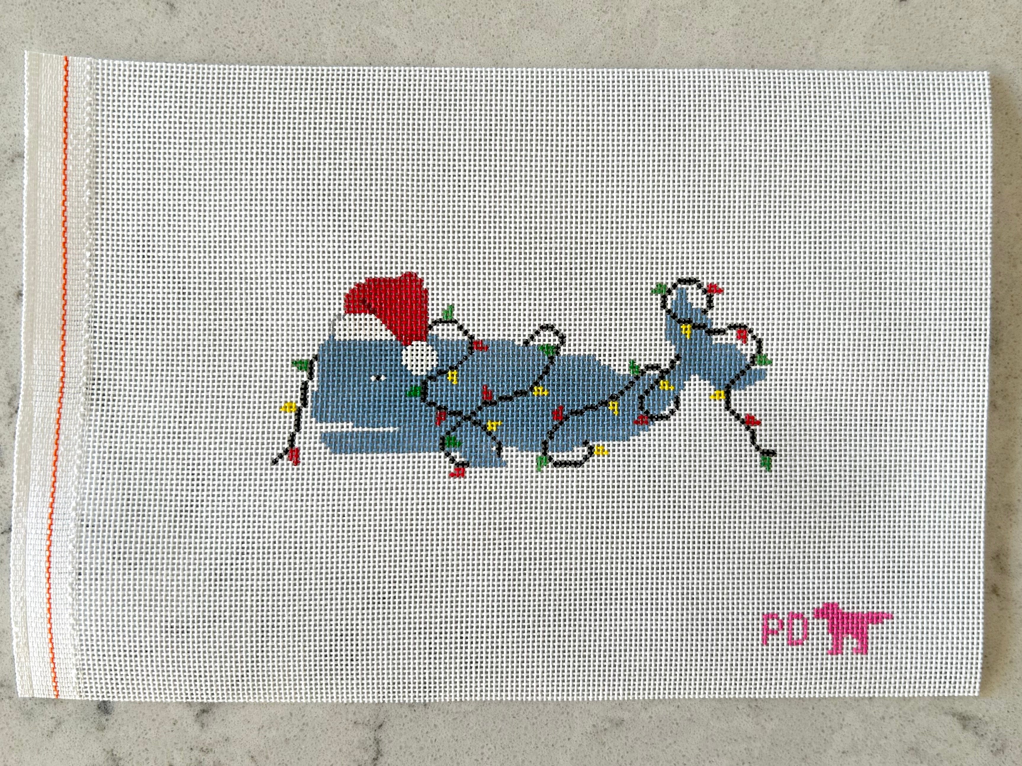 Christmas Lights- Santa Whale Preorder