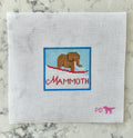 Vintage Mammoth Ski Badge