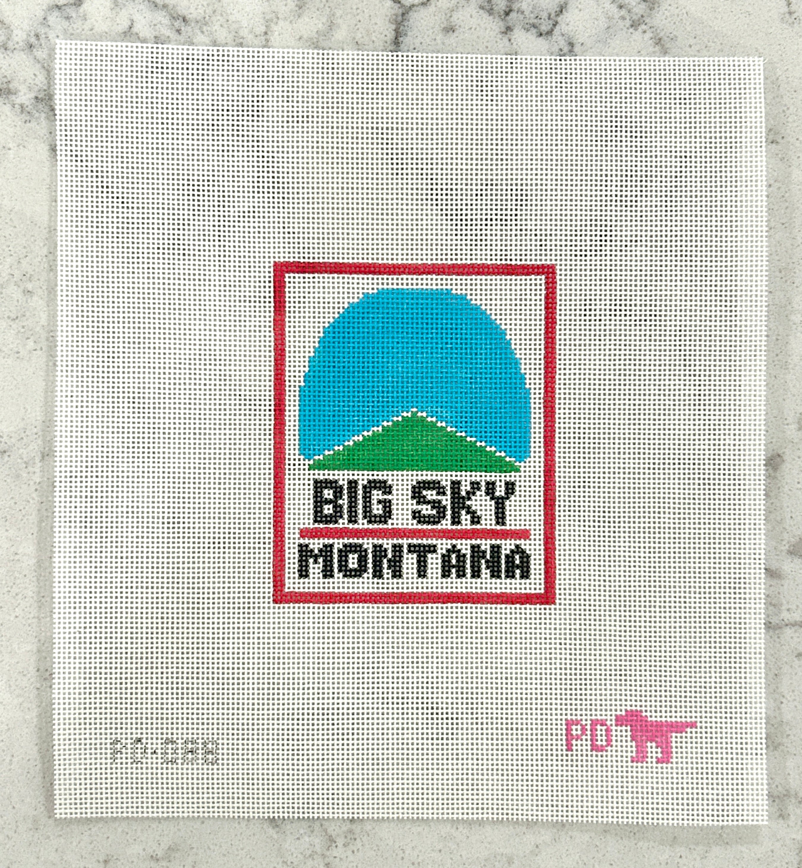 Vintage Big Sky Ski Badge