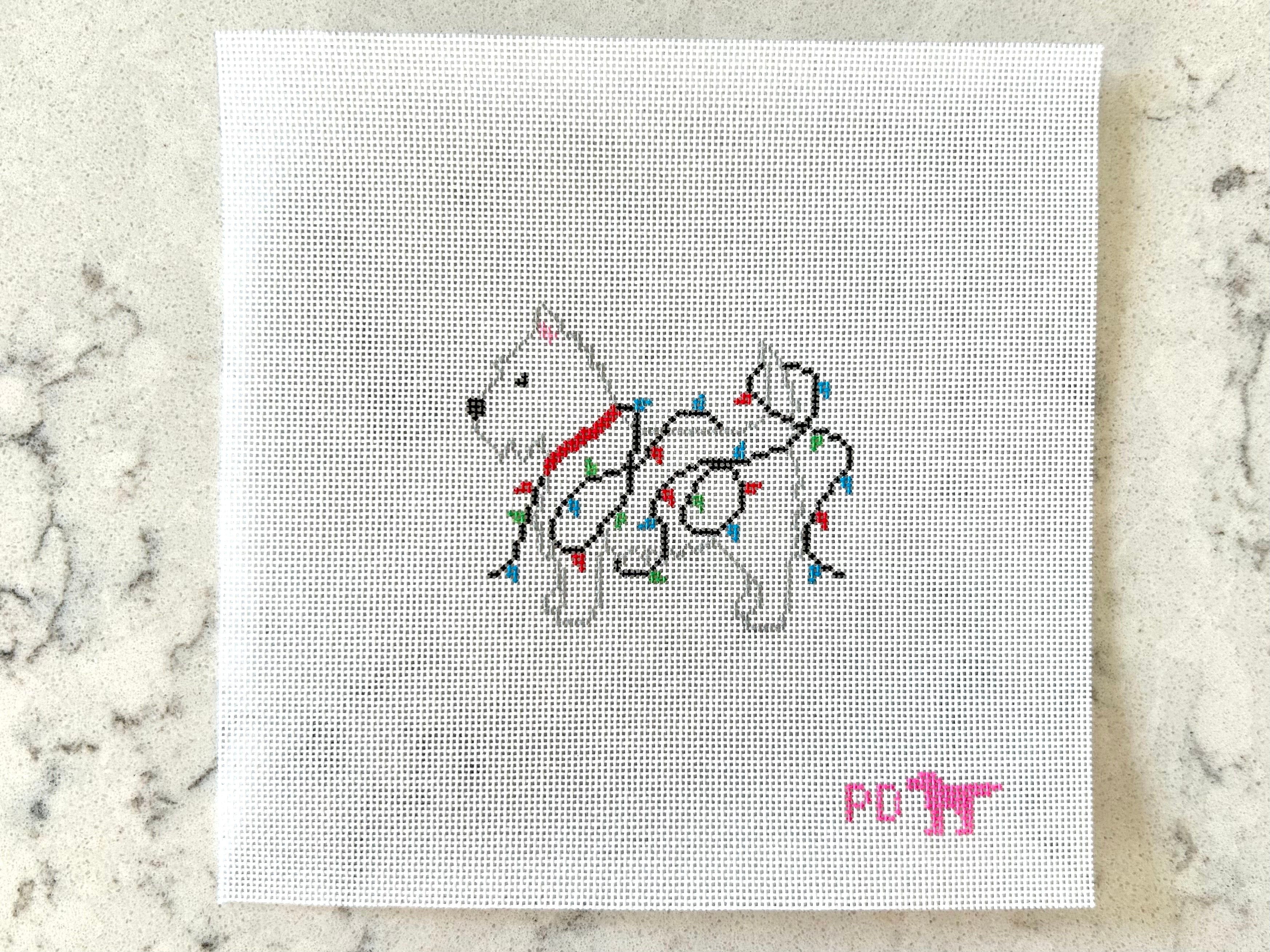 Christmas Lights- Westie