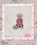Soccer Dog- Golden Retriever