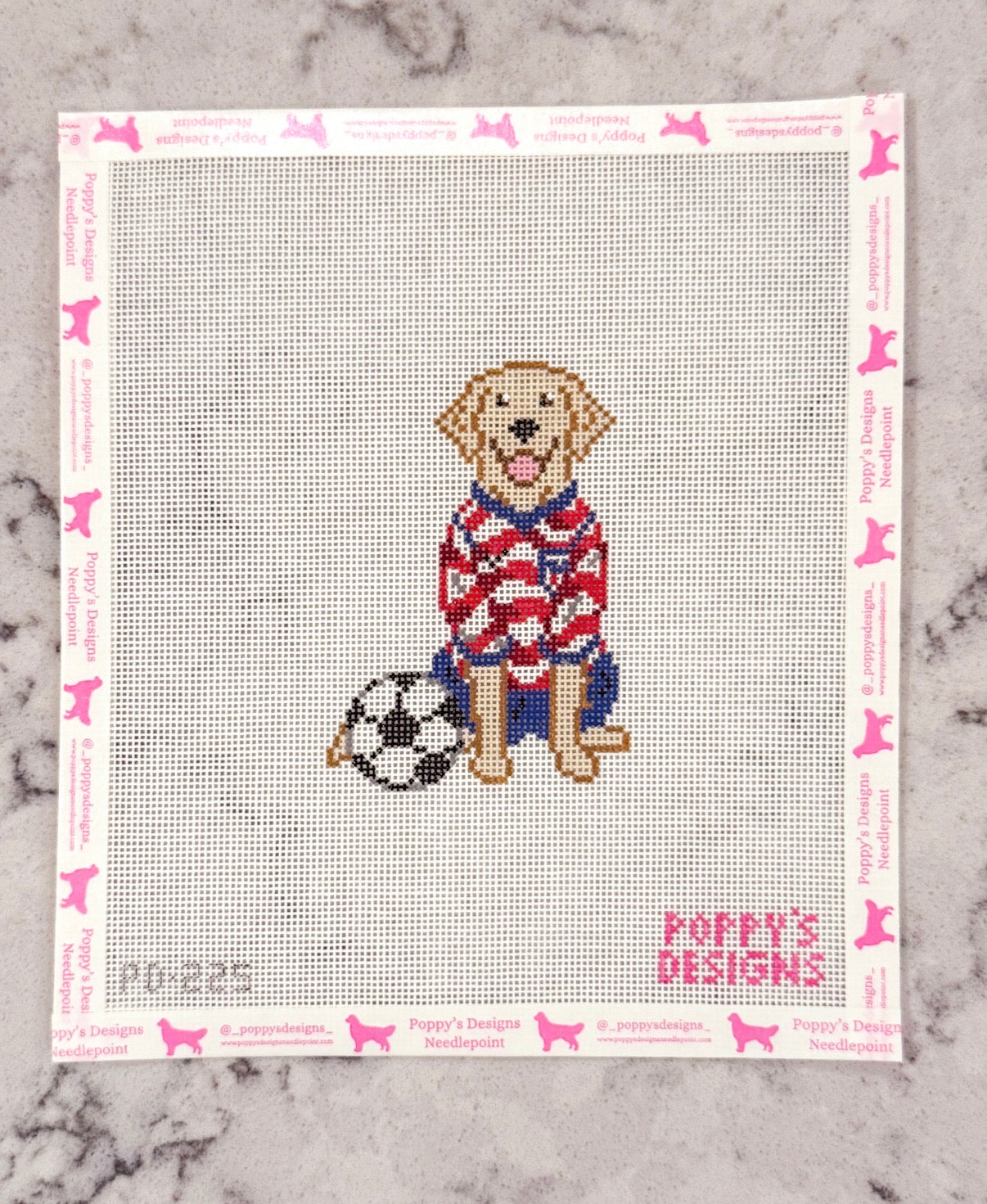 Soccer Dog- Golden Retriever