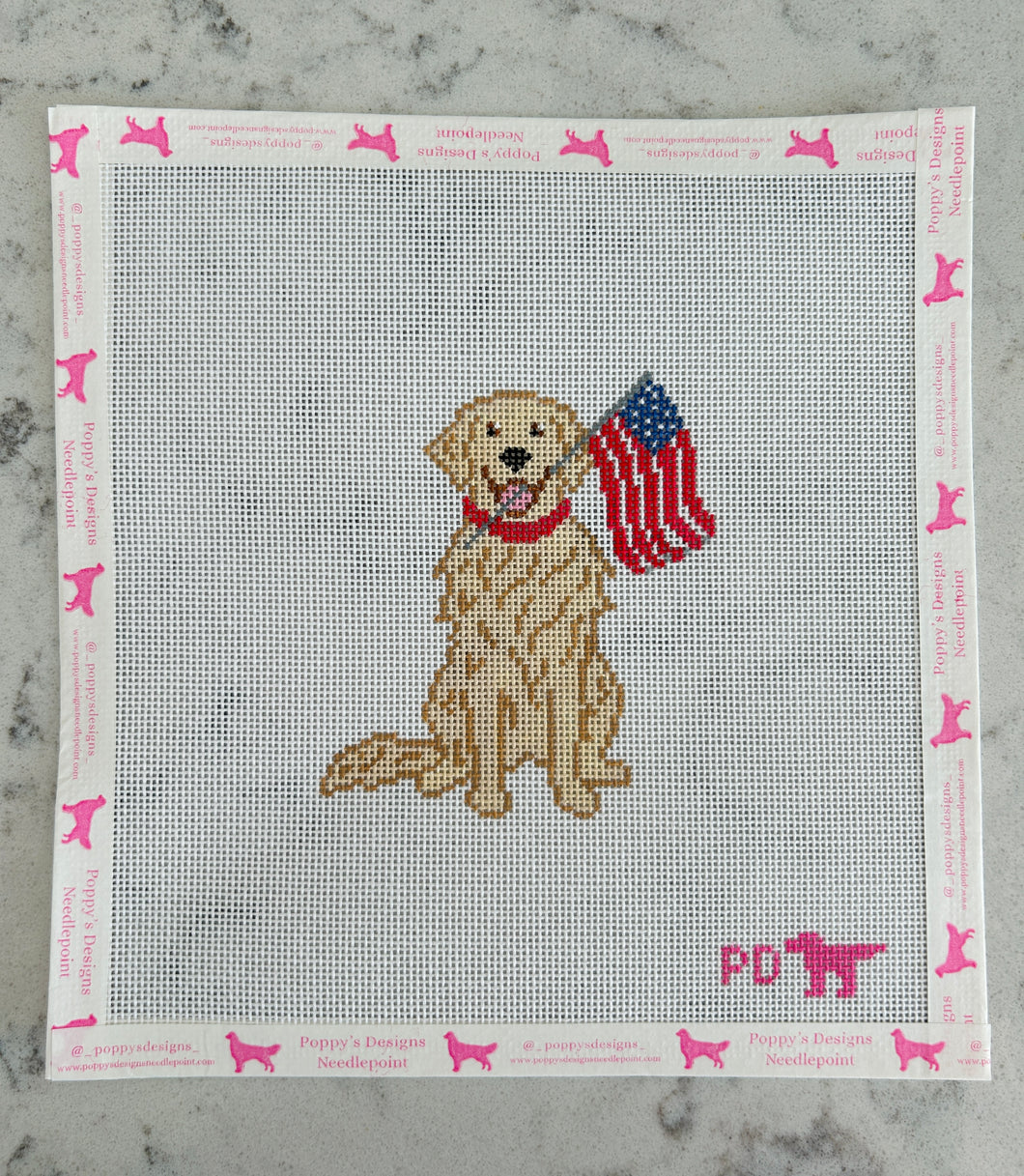 Dog with Flag - Golden Preorder
