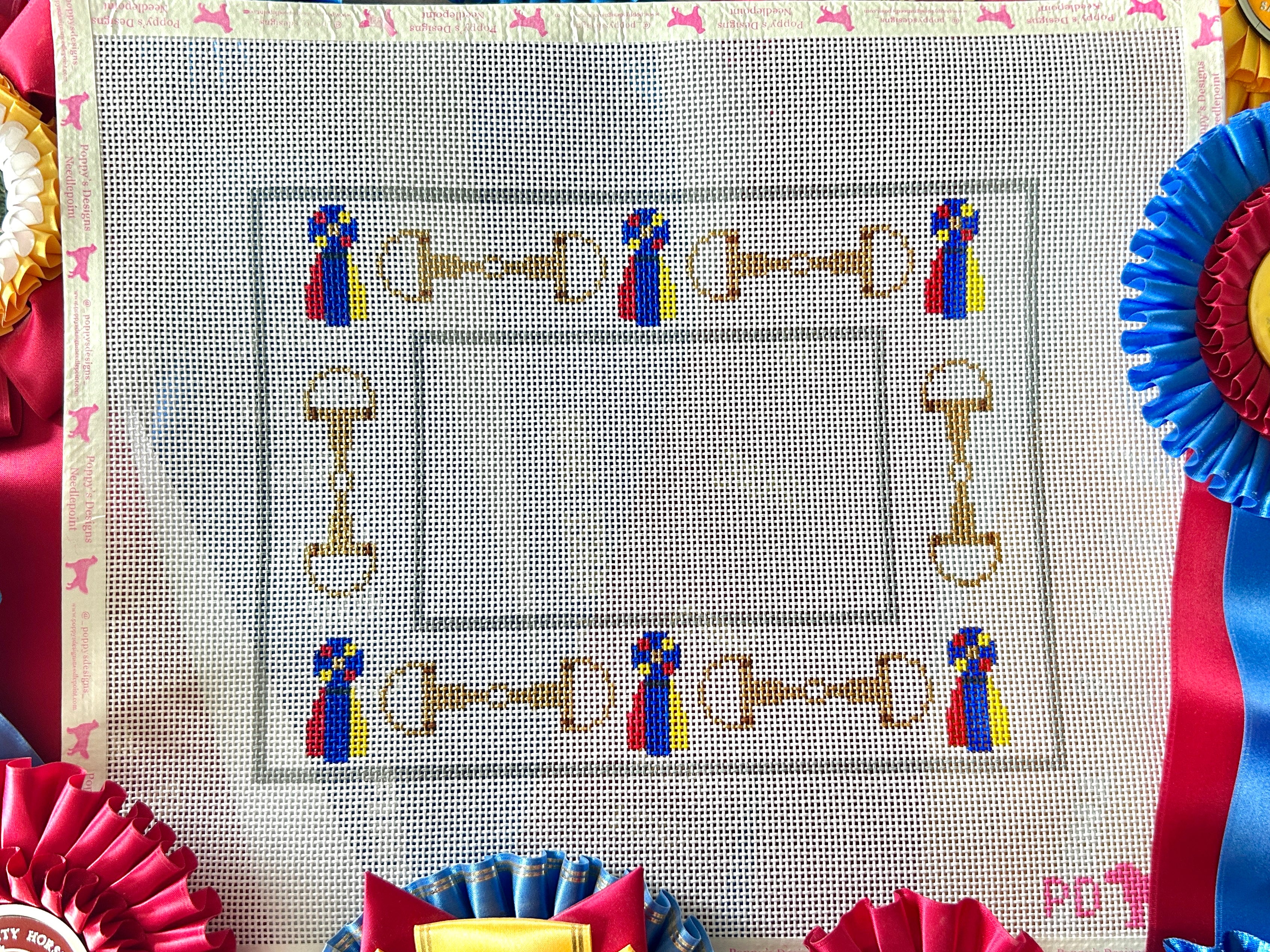 Equestrian Bits and Ribbons Frame