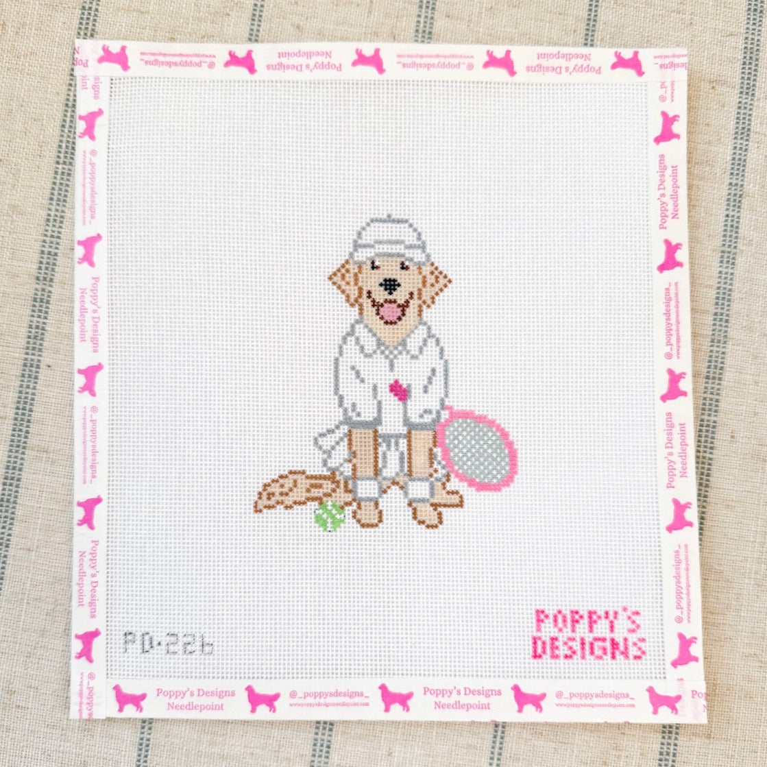 Tennis Dog- Golden Preordee