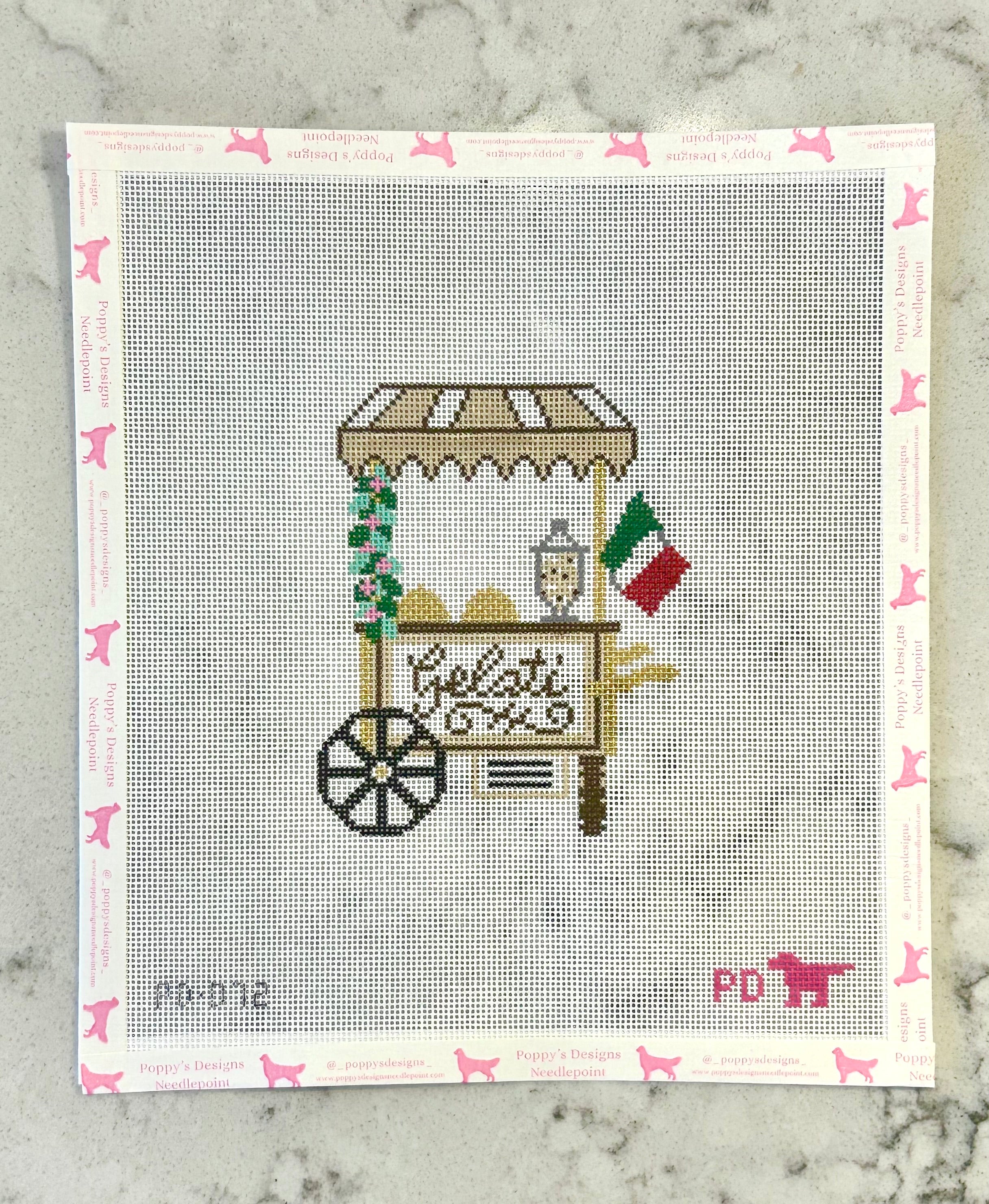Gelato Cart Canvas