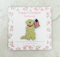 Golden Retriever with Flag Needle Minder
