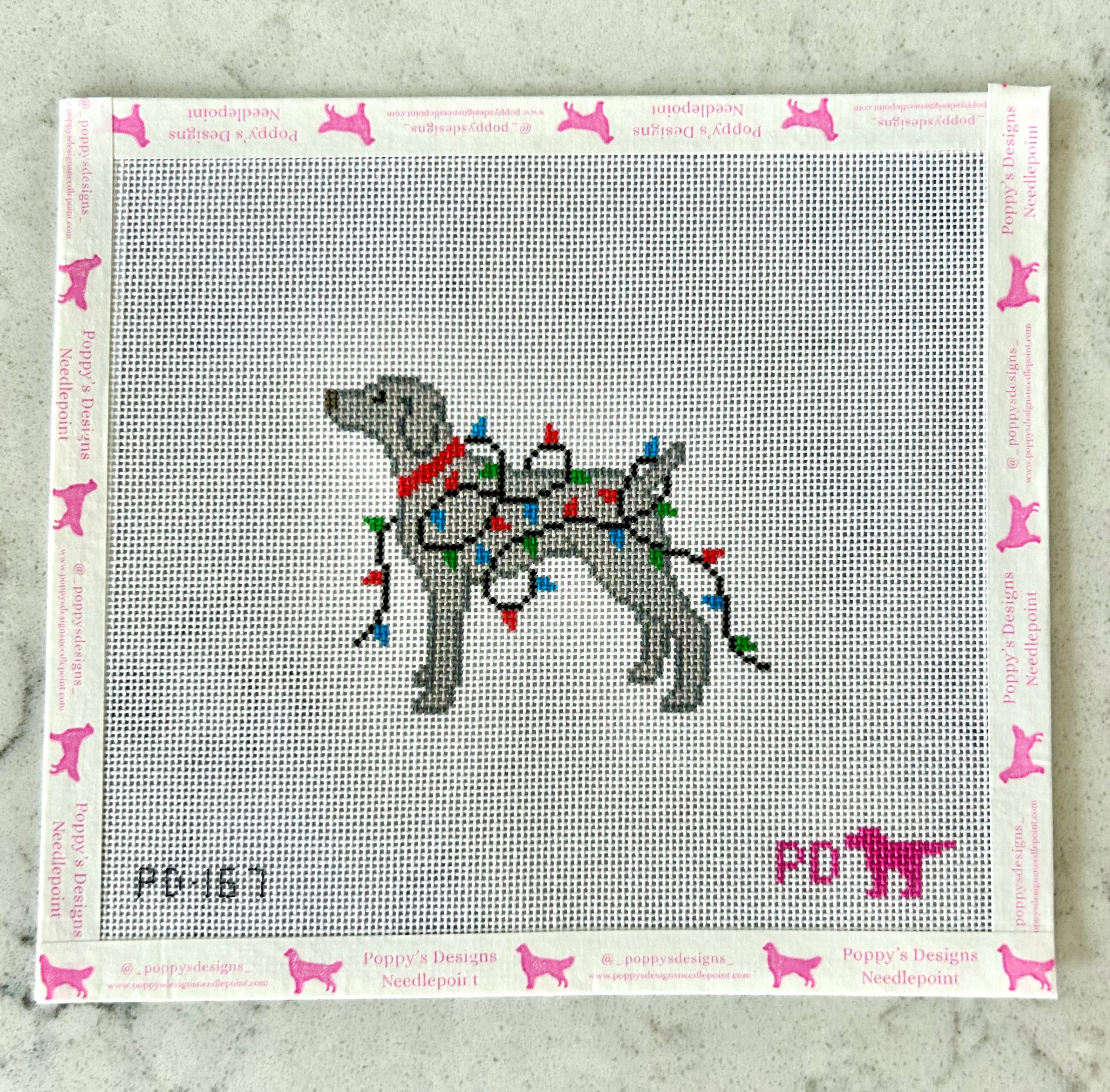 Christmas Lights- Weimaraner Preorder
