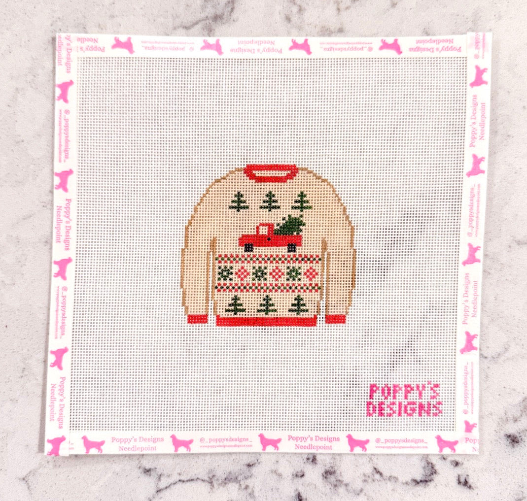 Truck and Tree Sweater Preorder