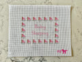 Pink Sailboat Baby Sleeping Sign Preorder