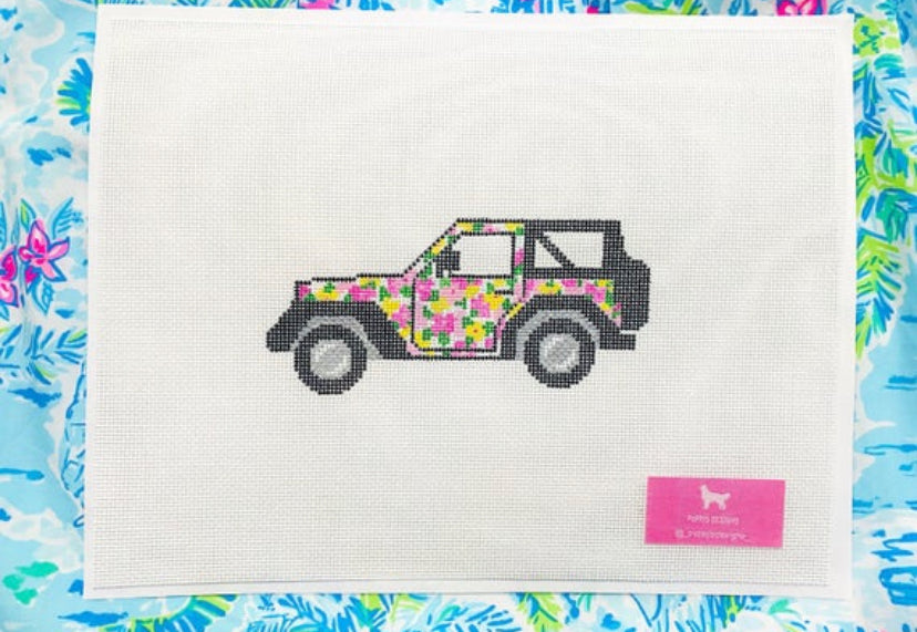 Lilly Jeep Wrangler Canvas