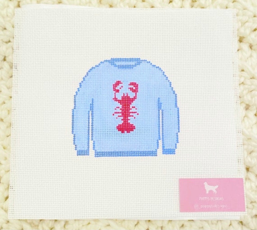 Lobster Sweater Canvas