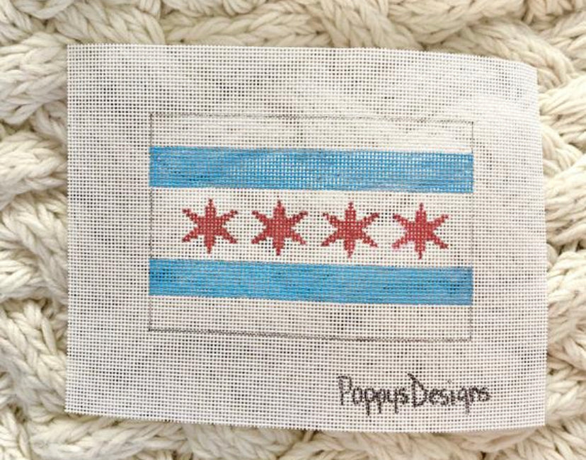 Preorder Chicago Flag Canvas