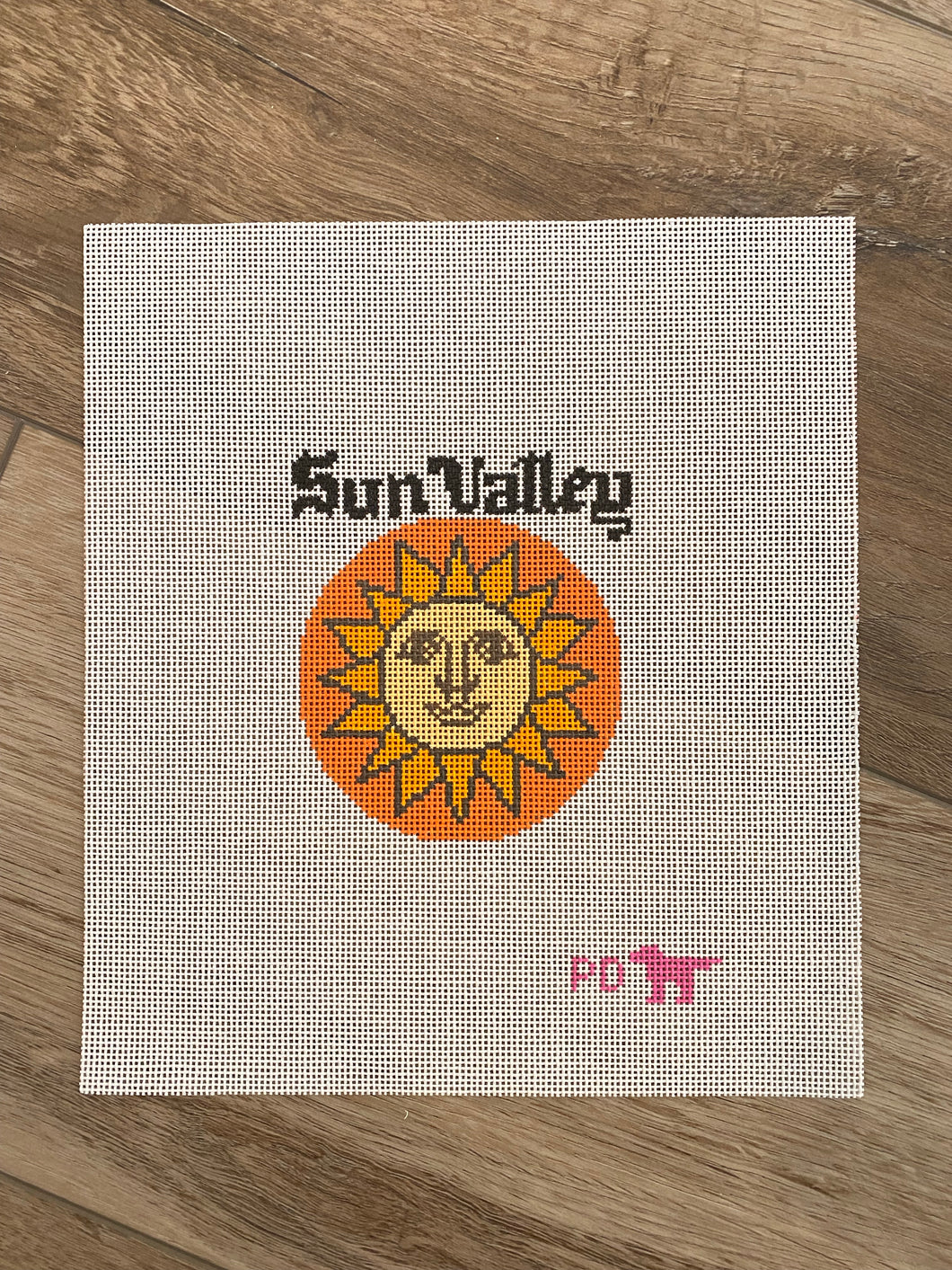Sun Valley Ski Badge Canvas