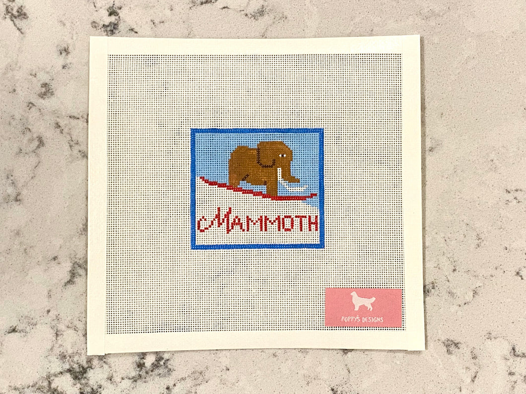 Preorder Vintage Mammoth Ski Badge