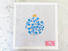 Load image into Gallery viewer, Blue and White Floral Ornaments
